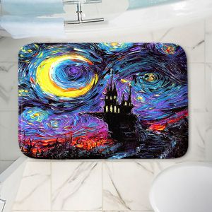 Decorative Bathroom Mats | Aja Ann - Haunting van Gogh | Harry Potter, Starry Night van Gogh
