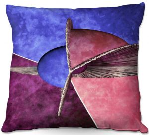 Decorative Outdoor Patio Pillow Cushion | Angelina Vick - Abstract 24 | Shapes colors artistic