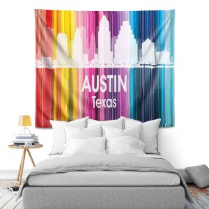 Artistic Wall Tapestry | Angelina Vick City II Austin Texas