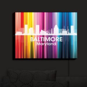 Nightlight Sconce Canvas Light | Angelina Vick - City II Baltimore Maryland
