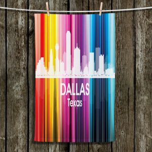 Unique Hanging Tea Towels | Angelina Vick - City II Dallas Texas | Skyline Downtown