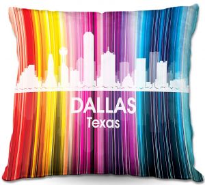 Throw Pillows Decorative Artistic | Angelina Vick's City II Dallas TX
