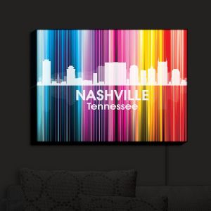 Nightlight Sconce Canvas Light | Angelina Vick - City II Nashville Tennessee