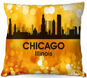 Throw Pillows Decorative Artistic | Angelina Vick - City lll Chicago Illinois