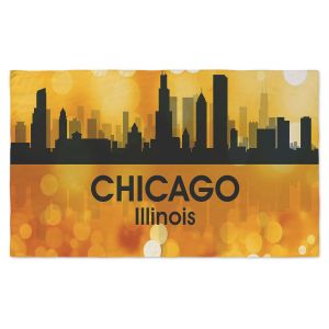Artistic Pashmina Scarf | Angelina Vick - City III Chicago Illinois | Skyline Downtown
