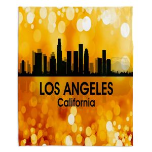 Decorative Fleece Throw Blankets | Angelina Vick - City lll Los Angeles California