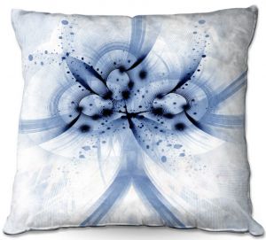 Decorative Outdoor Patio Pillow Cushion | Angelina Vick - God Particle 4 | abstract digital pattern