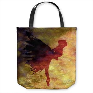Unique Shoulder Bag Tote Bags | Angelina Vick - Learning The Steps 5 | silhouette ballerina dancer