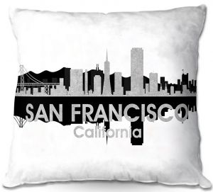 Throw Pillows Decorative Artistic | Angelina Vick - City IV San Francisco California