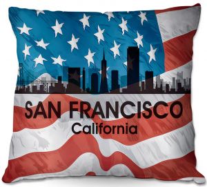 Throw Pillows Decorative Artistic | Angelina Vick - City VI San Francisco California