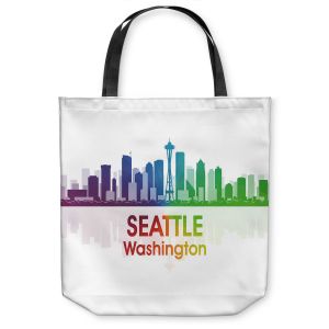 Unique Shoulder Bag Tote Bags | Angelina Vick - City I Seattle Washington
