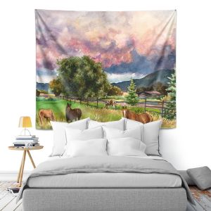 Artistic Wall Tapestry | Anne Gifford Dinner at Dusk