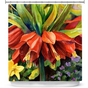 Premium Shower Curtains | Anne Gifford Fritillaria