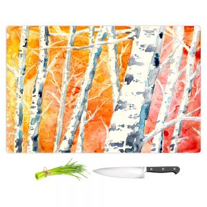 Artistic Kitchen Bar Cutting Boards | Brazen Design Studio - Falling For Colour