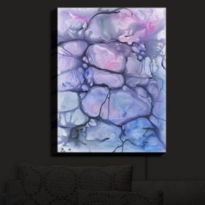 Nightlight Sconce Canvas Light | Brazen Design Studio - Violaceae | Abstract natural water stone rock