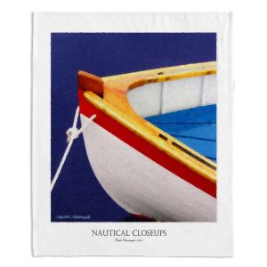 Decorative Fleece Throw Blankets | Carlos Casomeyer - Nautical Closeup XIV