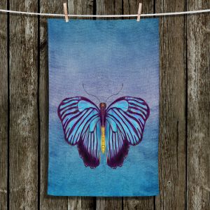 Unique Hanging Tea Towels | Catherine Holcombe - Butterfly Blues | Nature insect