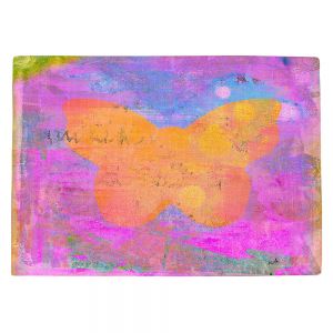 Countertop Place Mats | China Carnella - Pink Butterfly | Silhouette outline nature insect