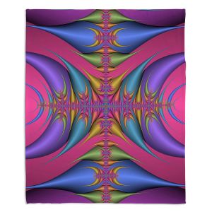 Decorative Fleece Throw Blankets | Christy Leigh - Tribal Magic IIII