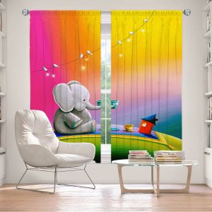 Decorative Window Treatments | Cindy Thornton - Rainbow Elephant