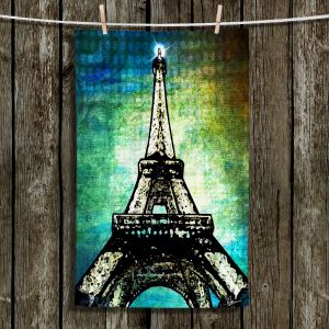 Unique Bathroom Towels | Corina Bakke - Paris Eiffel Tower Night