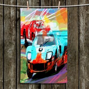 Unique Hanging Tea Towels | David Lloyd Glover - Ford GT40 | Racecars Cars