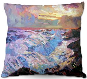 Throw Pillows Decorative Artistic | David Lloyd Glover's Pacific Ocean Blue
