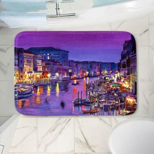 Decorative Bathroom Mats | David Lloyd Glover - Romantic Venice Night
