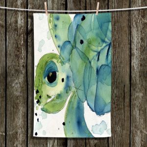 Unique Bathroom Towels | Dawn Derman - Sea Turtle