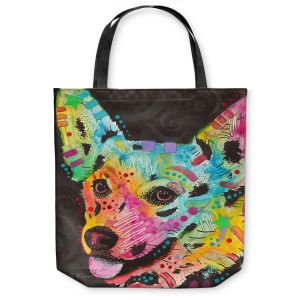 Unique Shoulder Bag Tote Bags | Dean Russo - Collie Dog 4