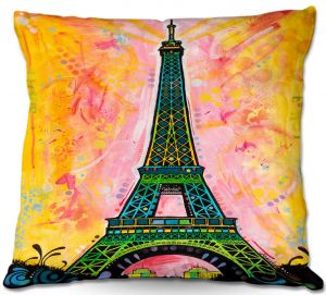Throw Pillows Decorative Artistic | Dean Russo Eiffle Ali Tower