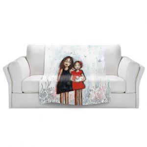 Artistic Sherpa Pile Blankets | Denise Daffara - Couldnt Love Her More | Mom and Daughter