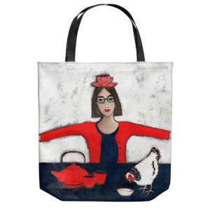 Unique Shoulder Bag Tote Bags | Denise Daffara - No Ordinary Tea | Afternoon Tea