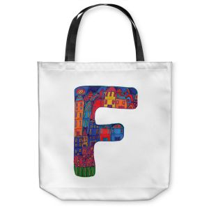 Unique Shoulder Bag Tote Bags | Dora Ficher Alphabet Letter F