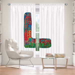 Decorative Window Treatments | Dora Ficher Alphabet Letter L