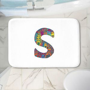 Decorative Bathroom Mats | Dora Ficher - Alphabet Letter S
