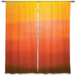 Unique Window Curtains Lined 40w x 52h from DiaNoche Designs by Dora Ficher - Sunset