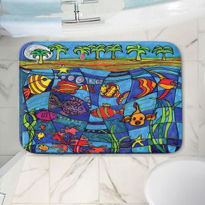 Decorative Bathroom Mats | Dora Ficher - Under the Sea