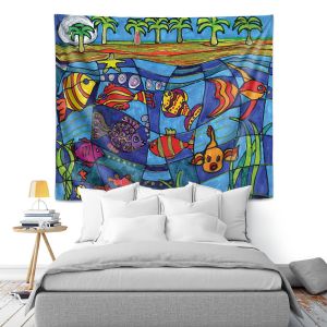 Artistic Wall Tapestry | Dora Ficher Under the Sea