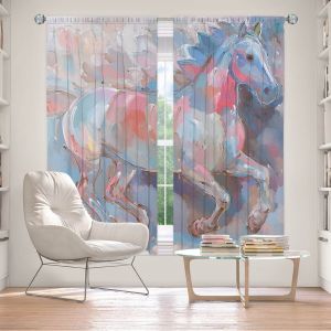 Decorative Window Treatments | Hooshang Khorasani Ready To Soar II Horse
