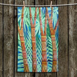 Unique Bathroom Towels | Jennifer Baird - Amerindian Forest | Nature Trees Forest