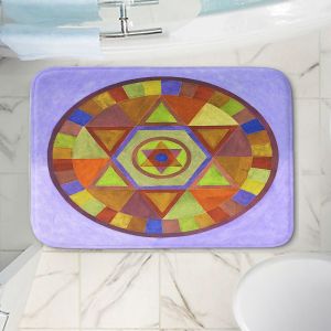 Decorative Bathroom Mats | Jennifer Baird - Mandala II D