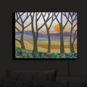Nightlight Sconce Canvas Light | Jennifer Baird's Sunset Over the Hills