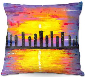 Throw Pillows Decorative Artistic | Jessilyn Park - City of Lights