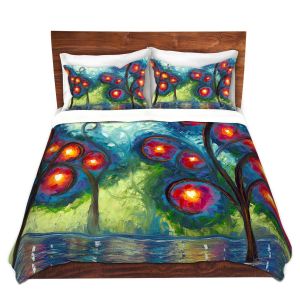 Artistic Duvet Covers and Shams Bedding | Jessilyn Park - Hearts Afire
