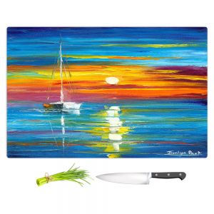 Artistic Kitchen Bar Cutting Boards | Jessilyn Park - Lost at Sea