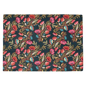 Countertop Place Mats | Jill O Connor - Indian Nights | Floral, Flowers