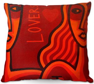 Throw Pillows Decorative Artistic | John Nolan - Lovers