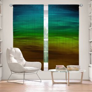 Decorative Window Treatments | Julia Di Sano - Coastal Sunset 1 | abstract landscape