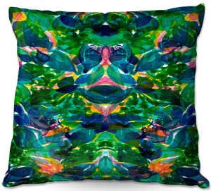 Decorative Outdoor Patio Pillow Cushion | Julia Di Sano - Enchanted Forest lV